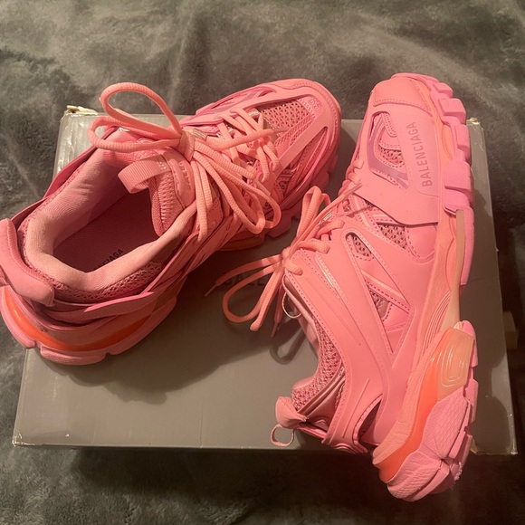 Pink Balenciaga Track Sneaker - Picture 1 of 5